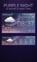 PURPLENIGHT THEME GO WEATHEREX
