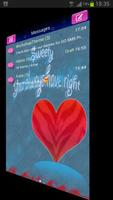 GO SMS Theme Red Heart