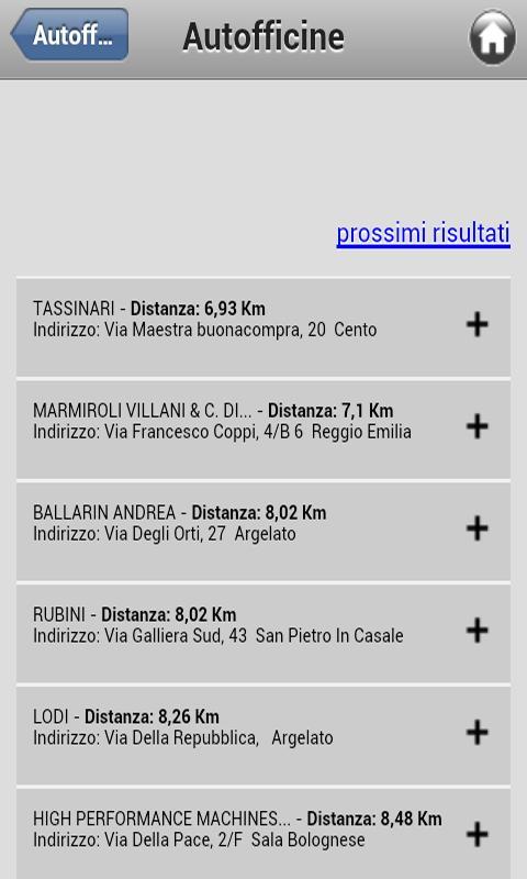 Cerca Autofficine
