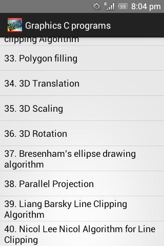 Graphics C programs