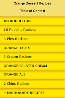 Orange Dessert Recipes