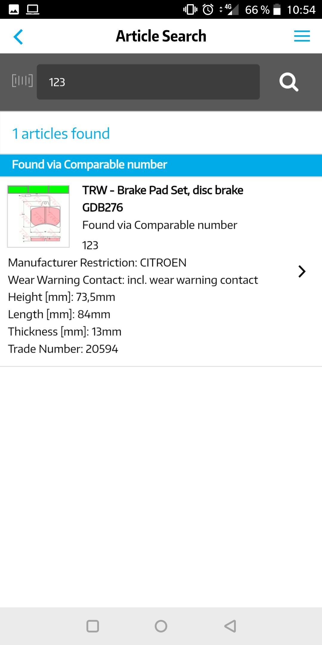 ZF Part Finder