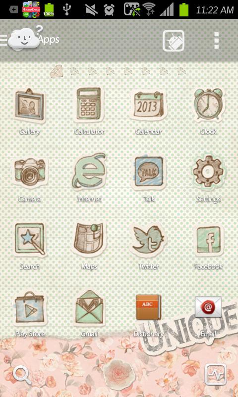 Collage go launcher theme