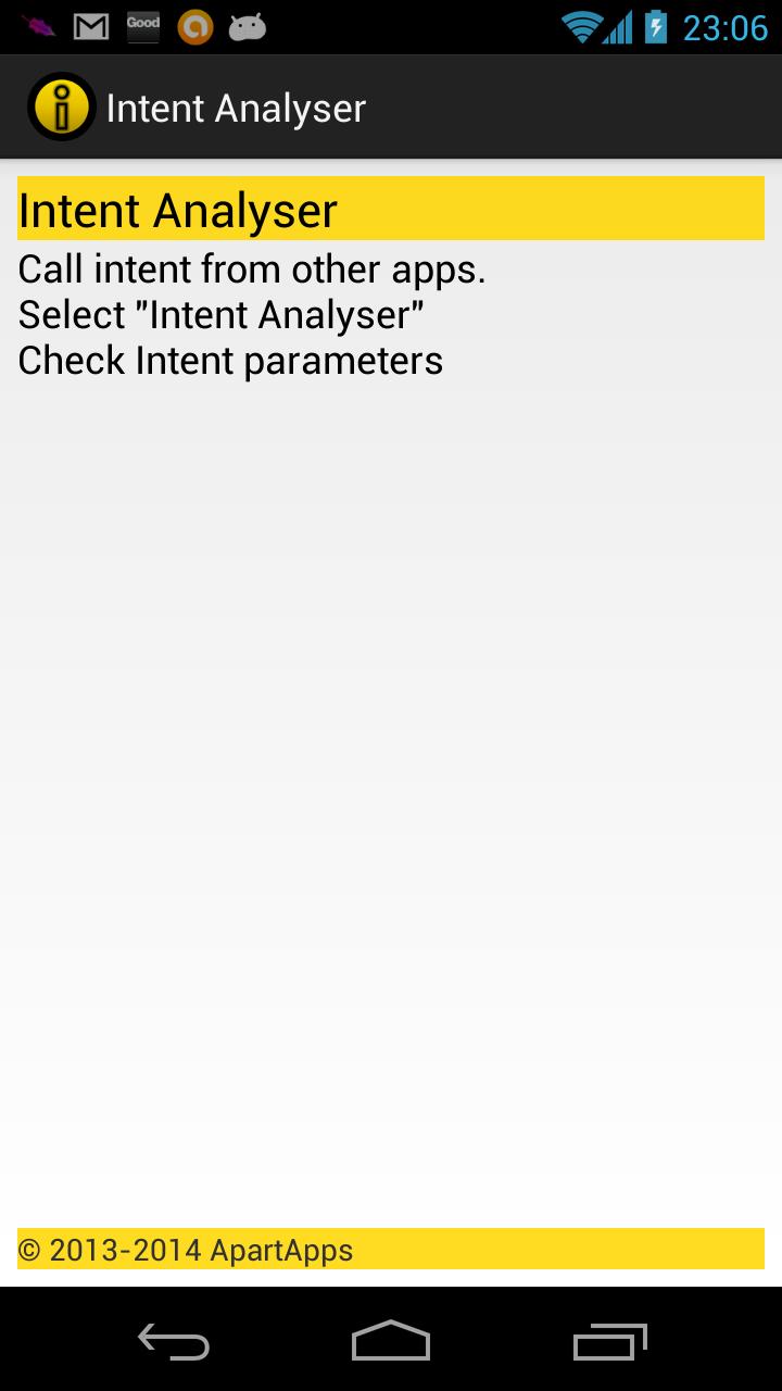 Intent Analyser