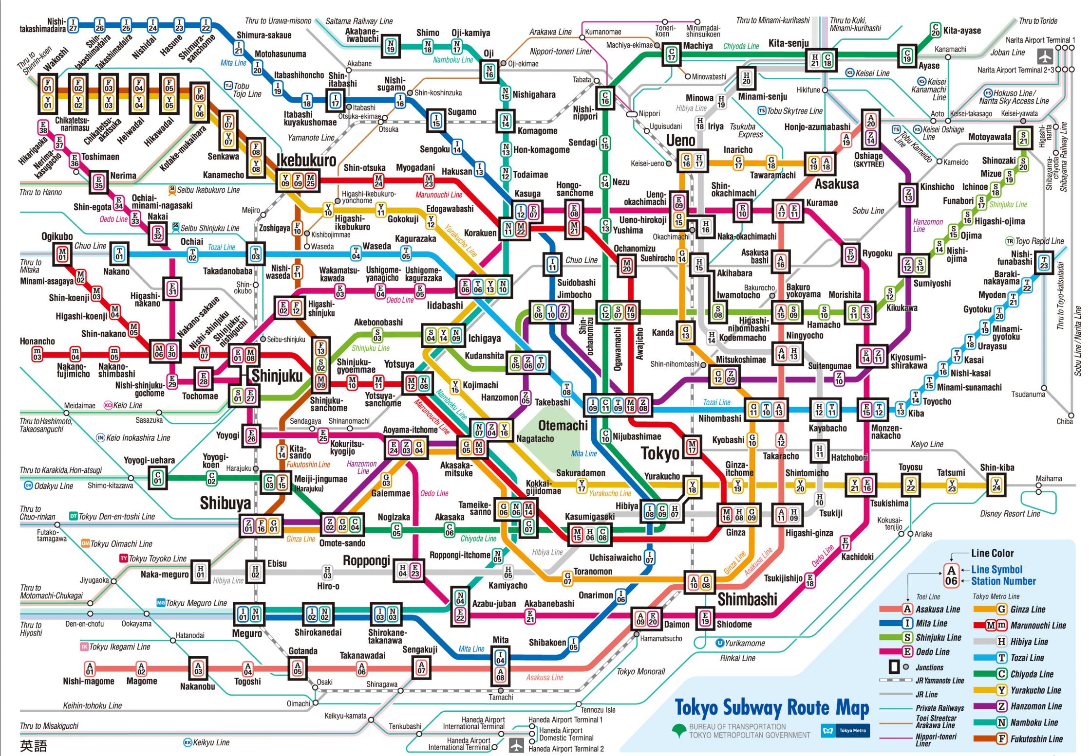 Tokyo Metro Map