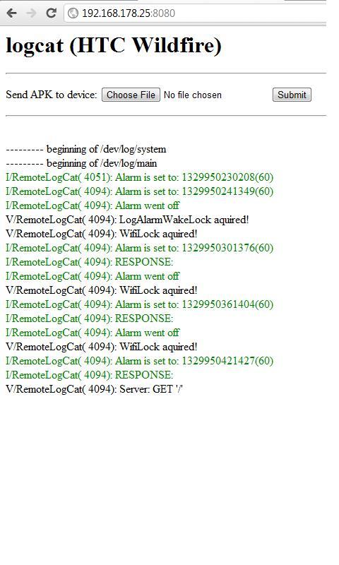 Remote LogCat