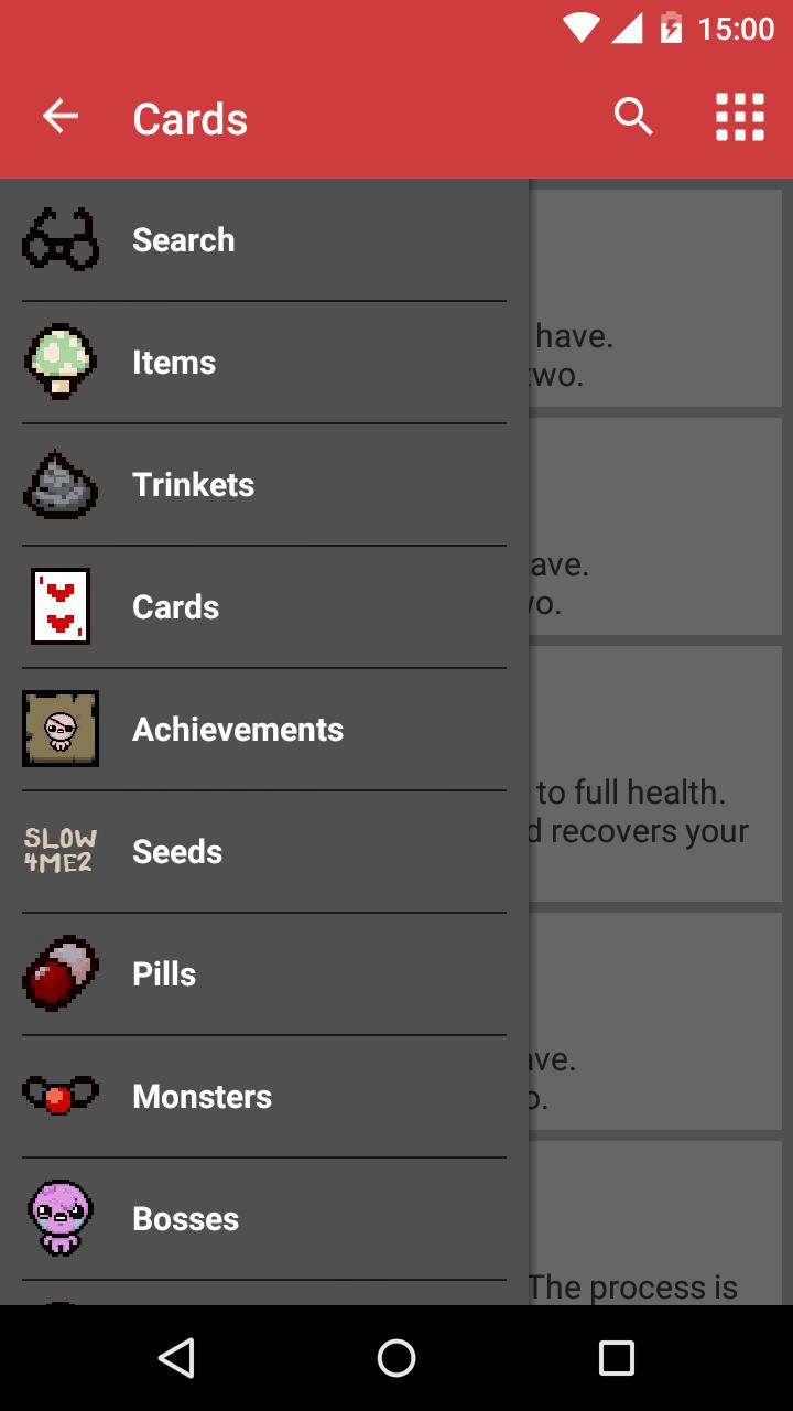 Guide for Binding of Isaac