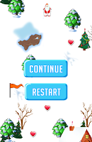 Santa  snow skater