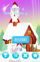 Santa  snow skater