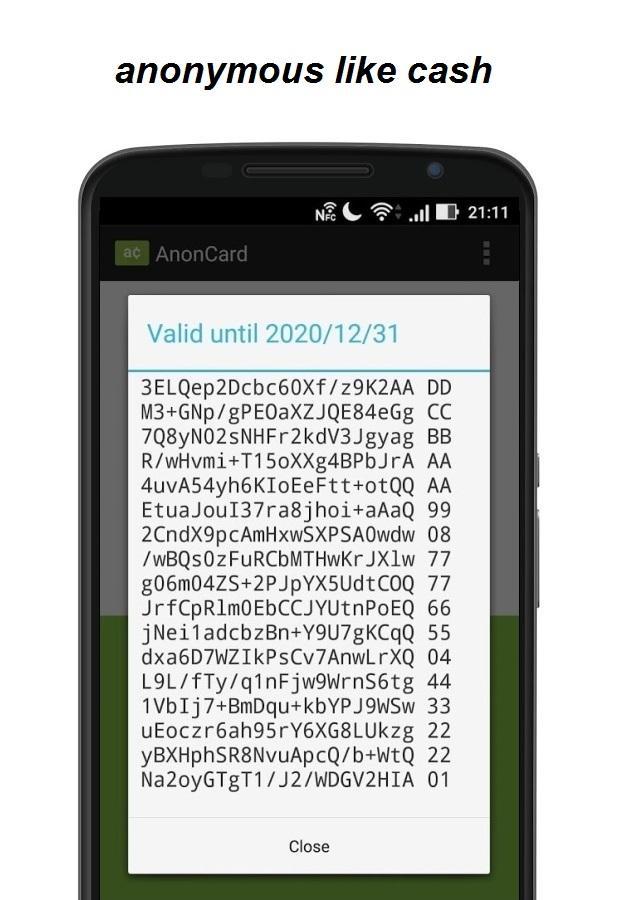 AnonCard