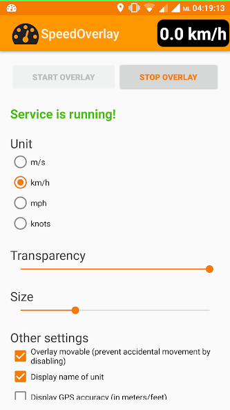 Speed Overlay