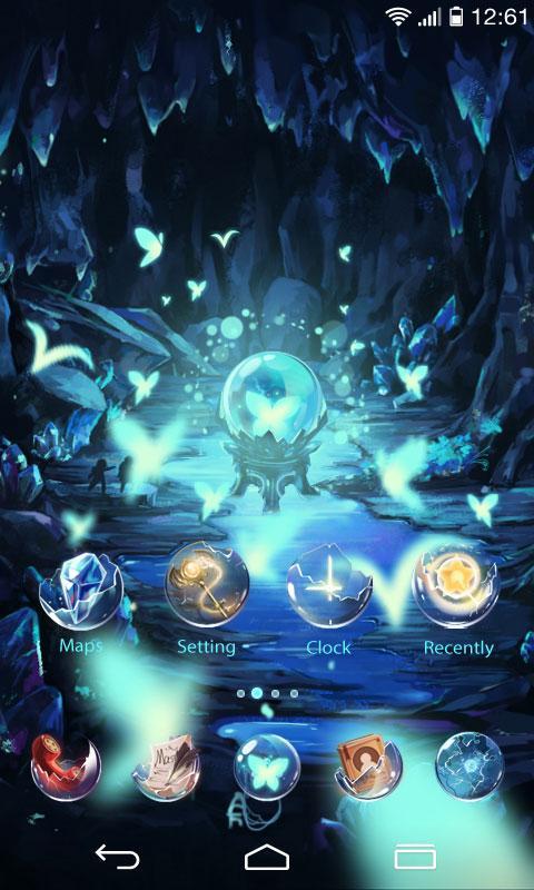 Bright Pearl GO Launcher Theme