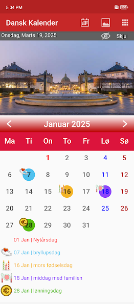 Dansk Kalender 2024