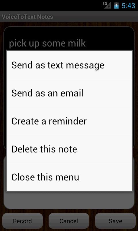 VoiceToText Notes