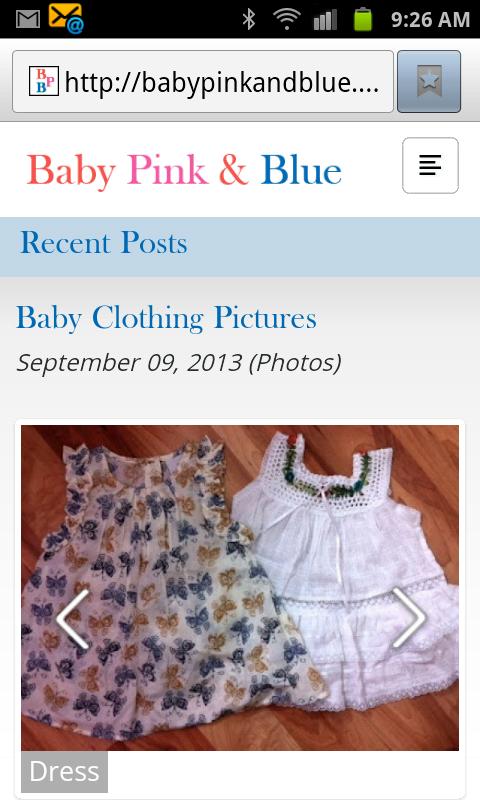 Baby Pink And Blue
