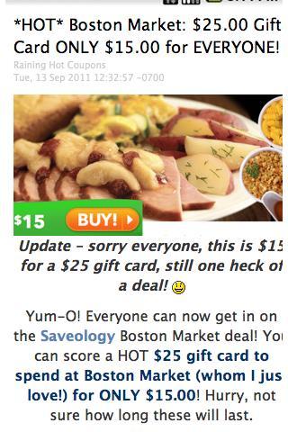 Raining Hot Coupons