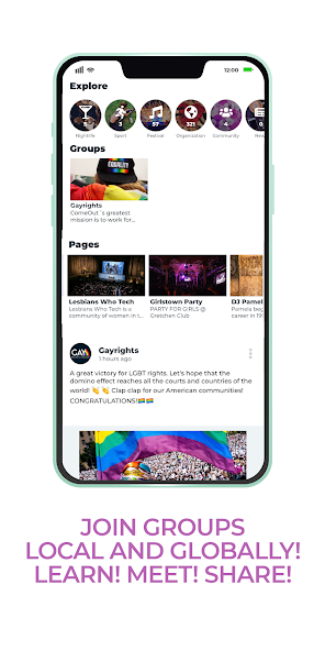 Lesbian chat app - LesBeSocial