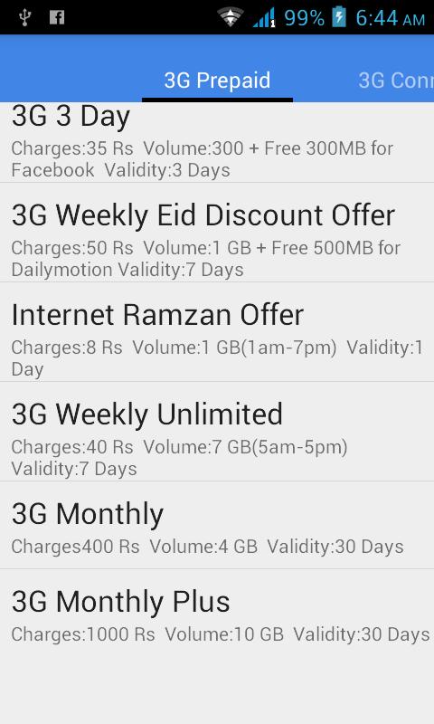 Telenor 3G Bundles