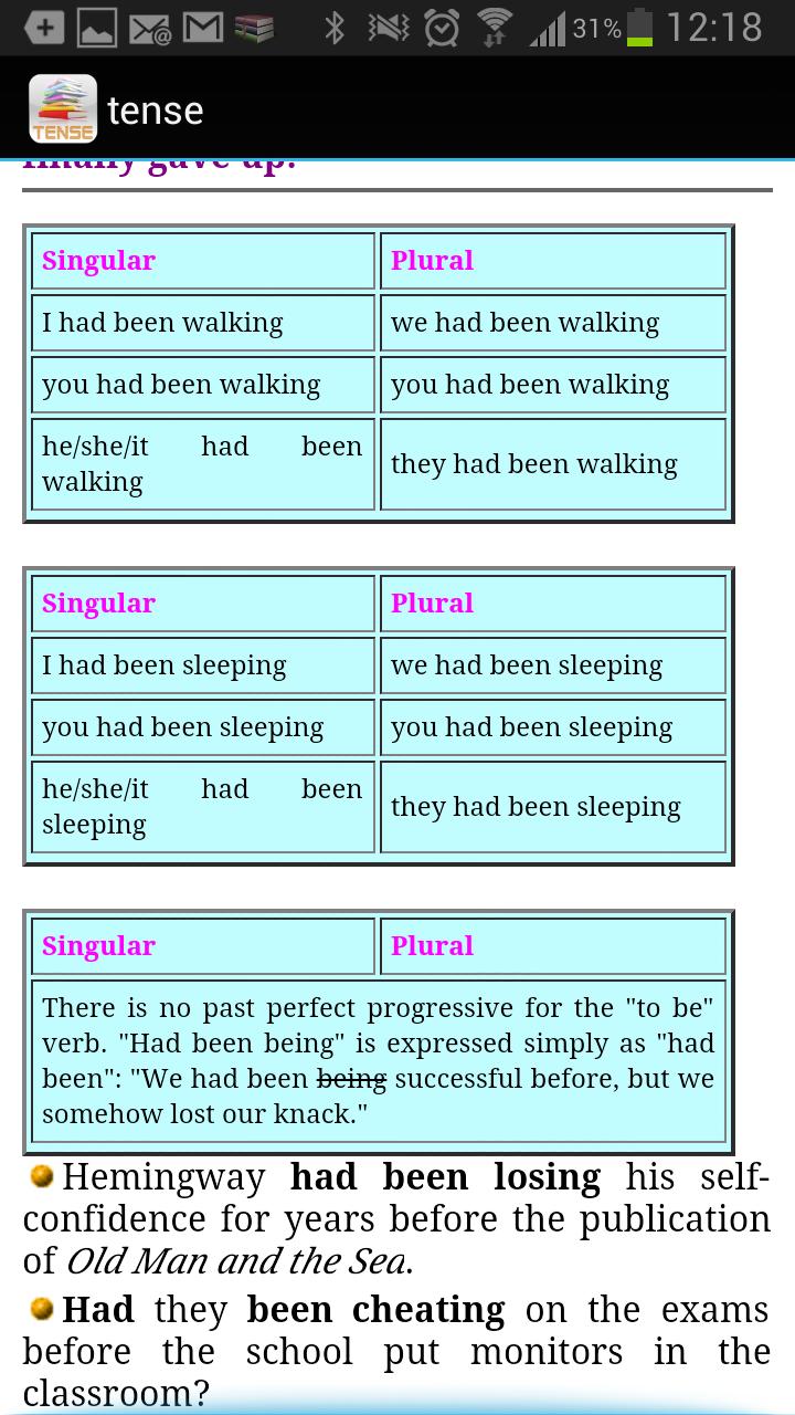 English Tense