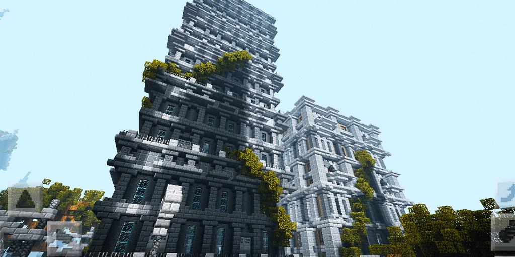 Apocalypse City. MCPE map