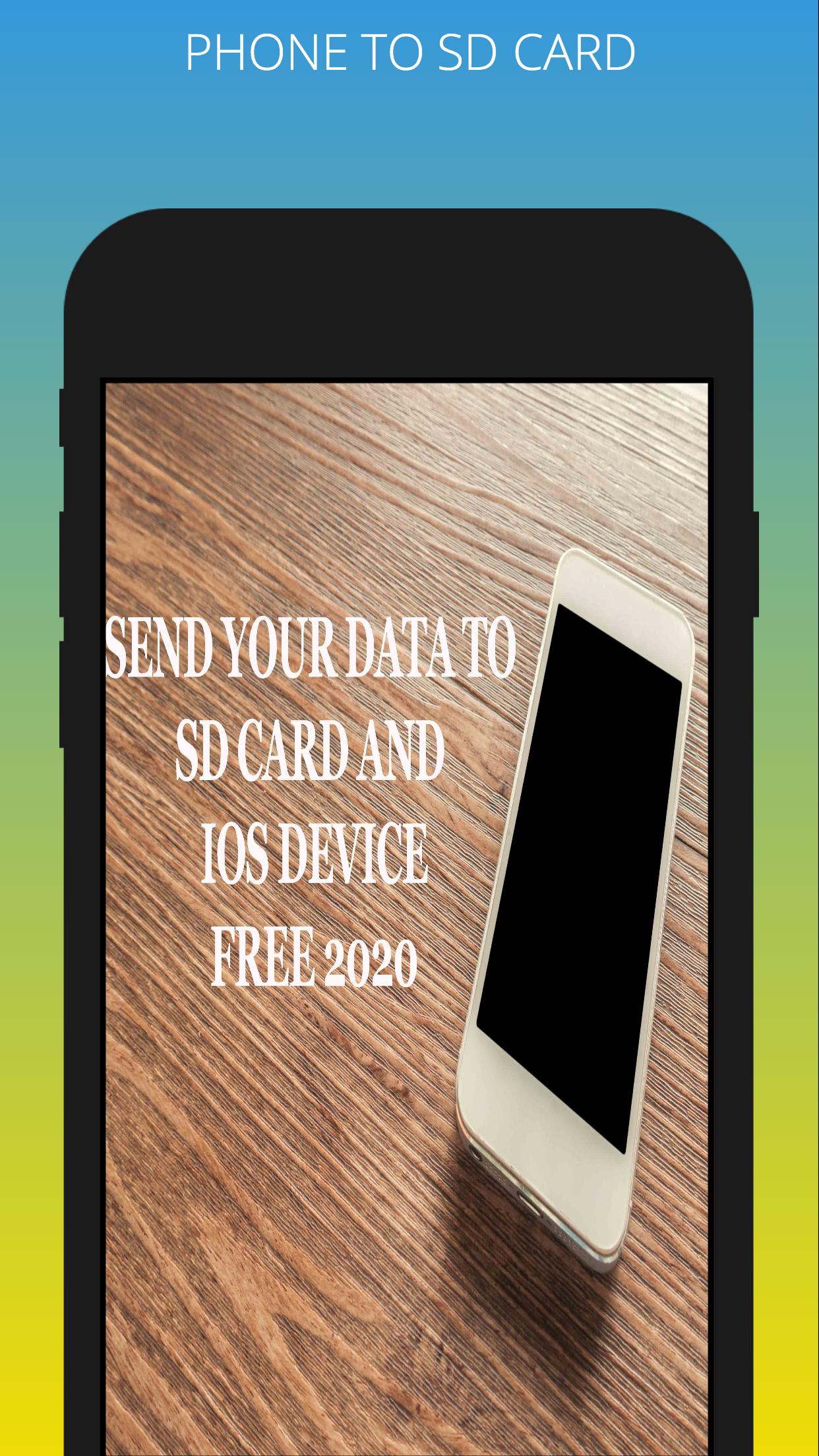 From phone to (SD card /IOS De