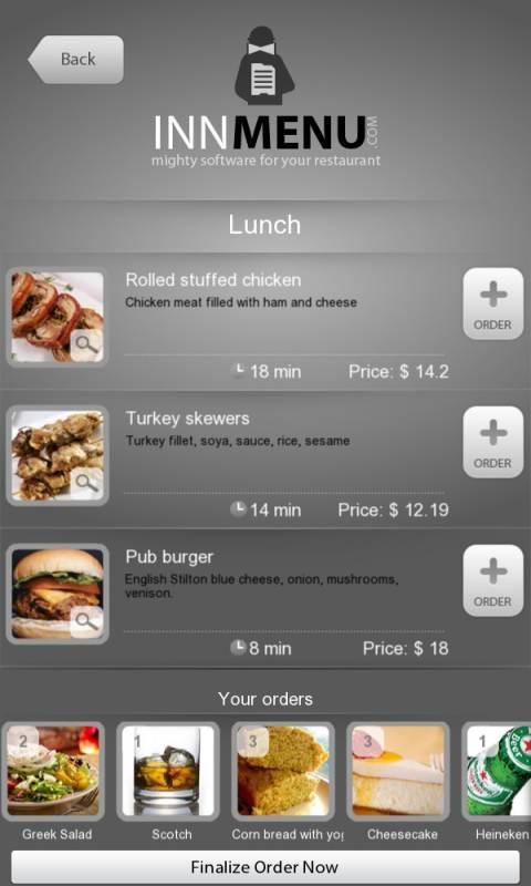 Innmenu free - restaurant menu