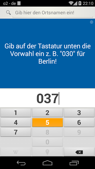 Vorwahlen Deutschland