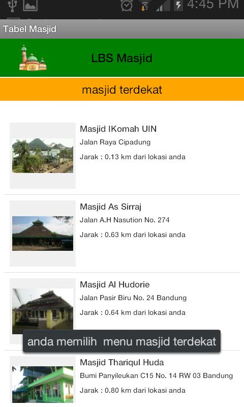 Masjid Terdekat