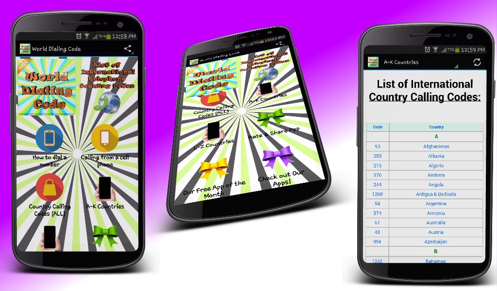 World Dialing Code