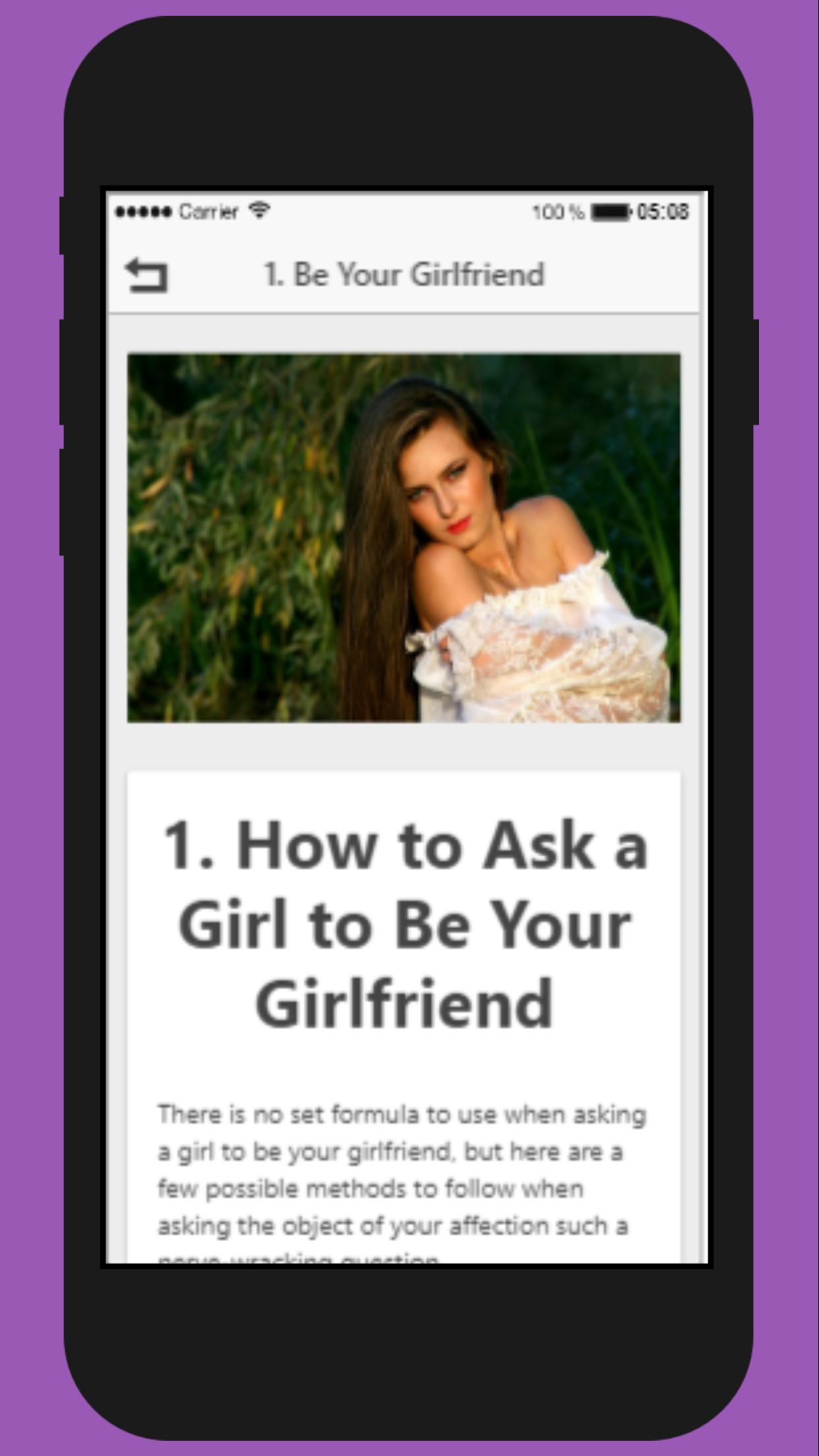 How to Ask a Girl to be Your Girlfriend