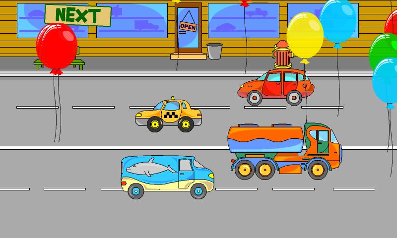 Kids Puzzle - City Cars