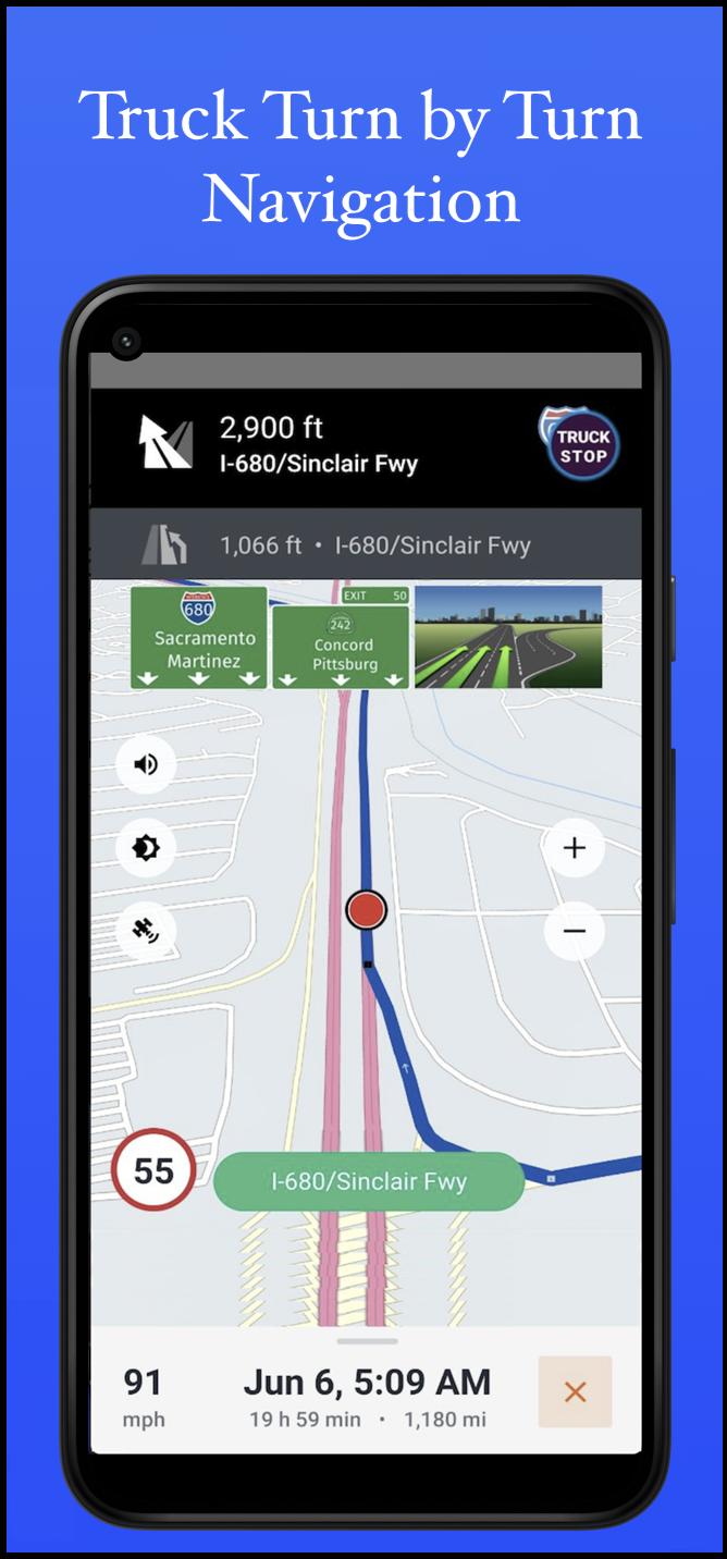 Truck Navigation, GPS - Road H