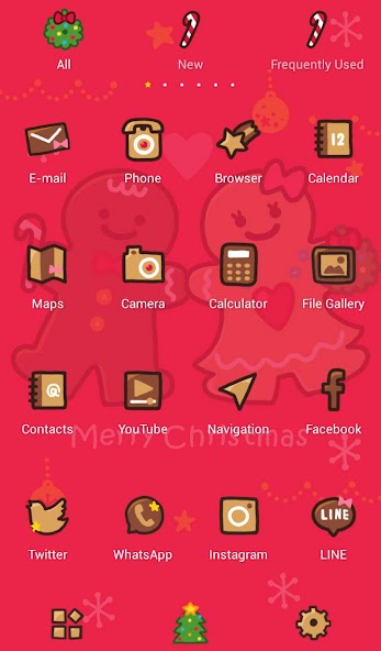 Happy Gingerbread Men Theme