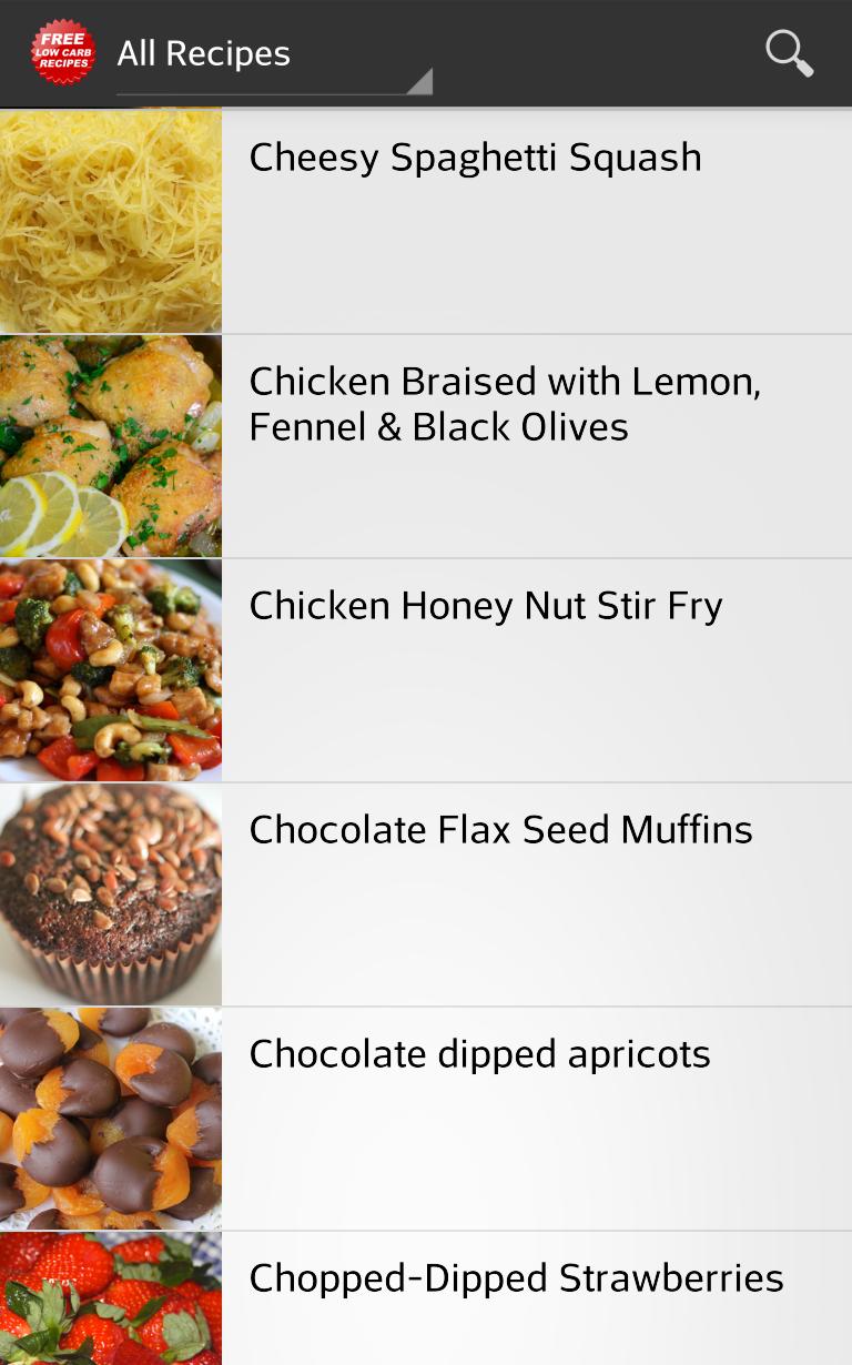 Low Carb Recipes (New)