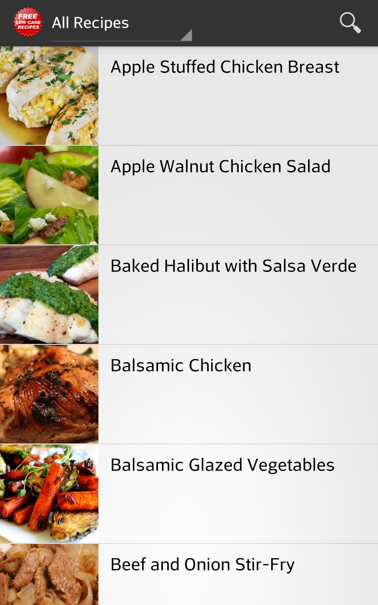 Low Carb Recipes (New)