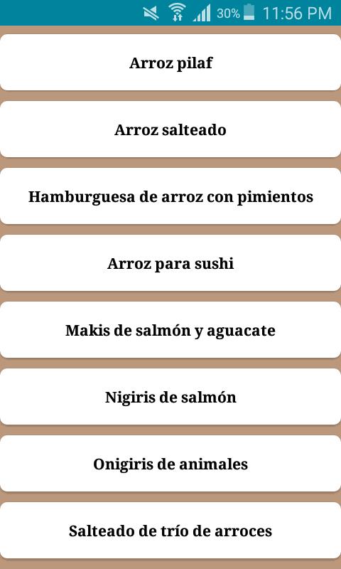Recetas de arroz