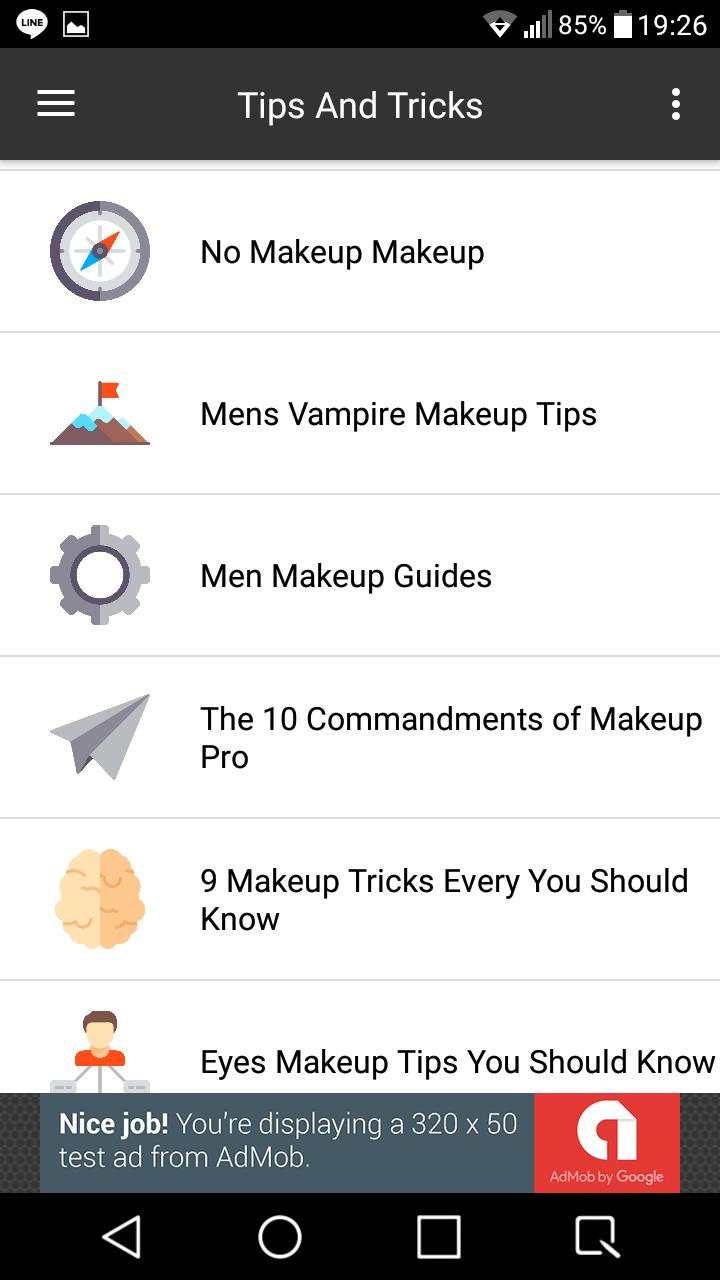 Make up for male