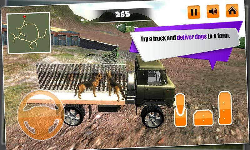 Dog Transporter Mountain Truck
