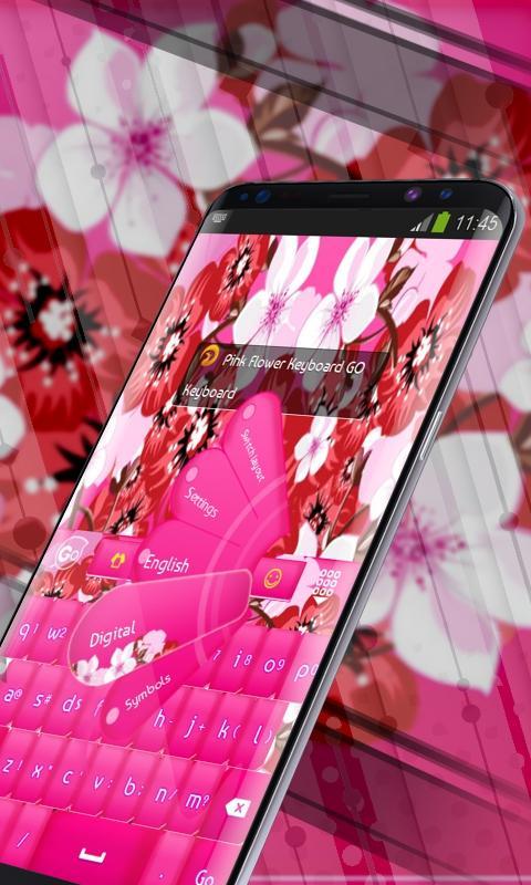 Pink Flower Keyboard