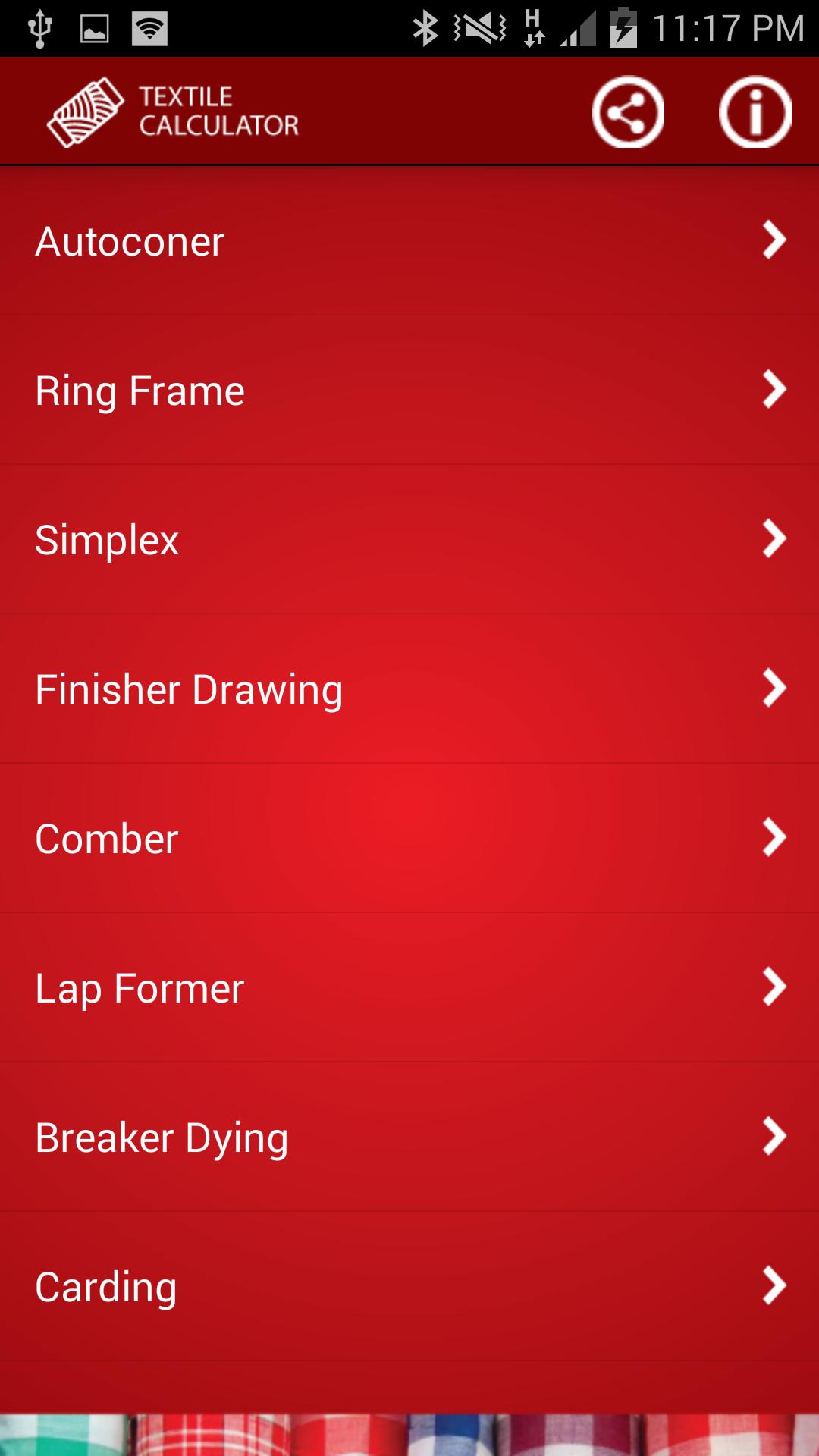 Textile Calculator