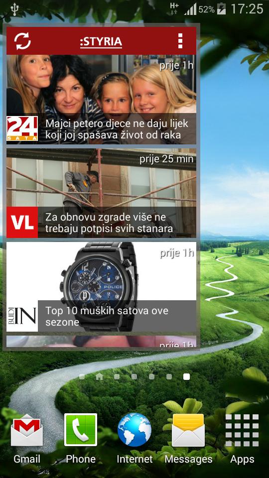 Aktualno widget