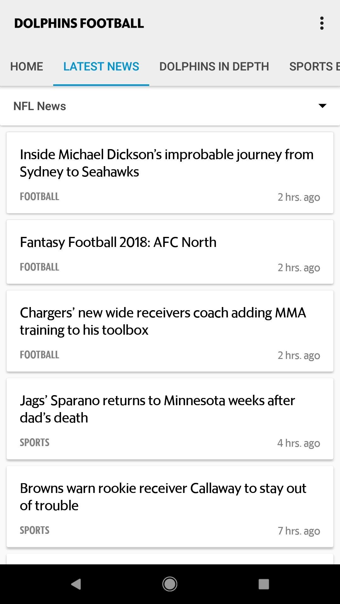 Dolphins Football