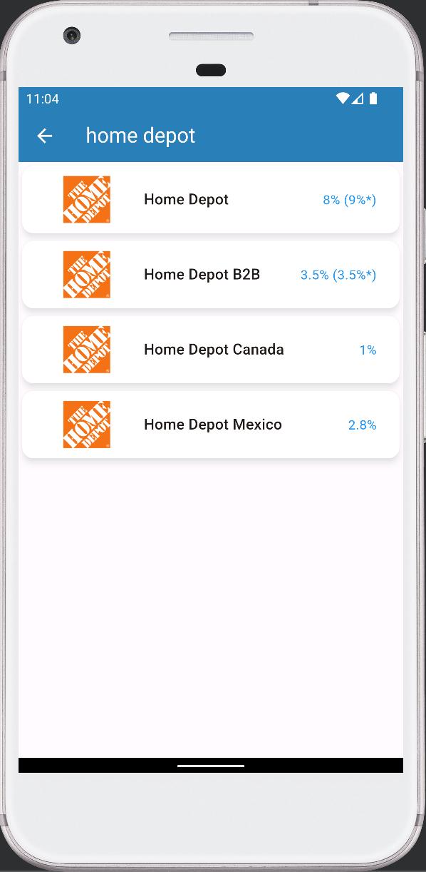 Cash Back Finder