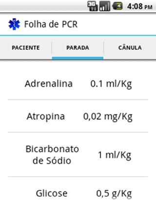 FOLHA DE PARADA PCR