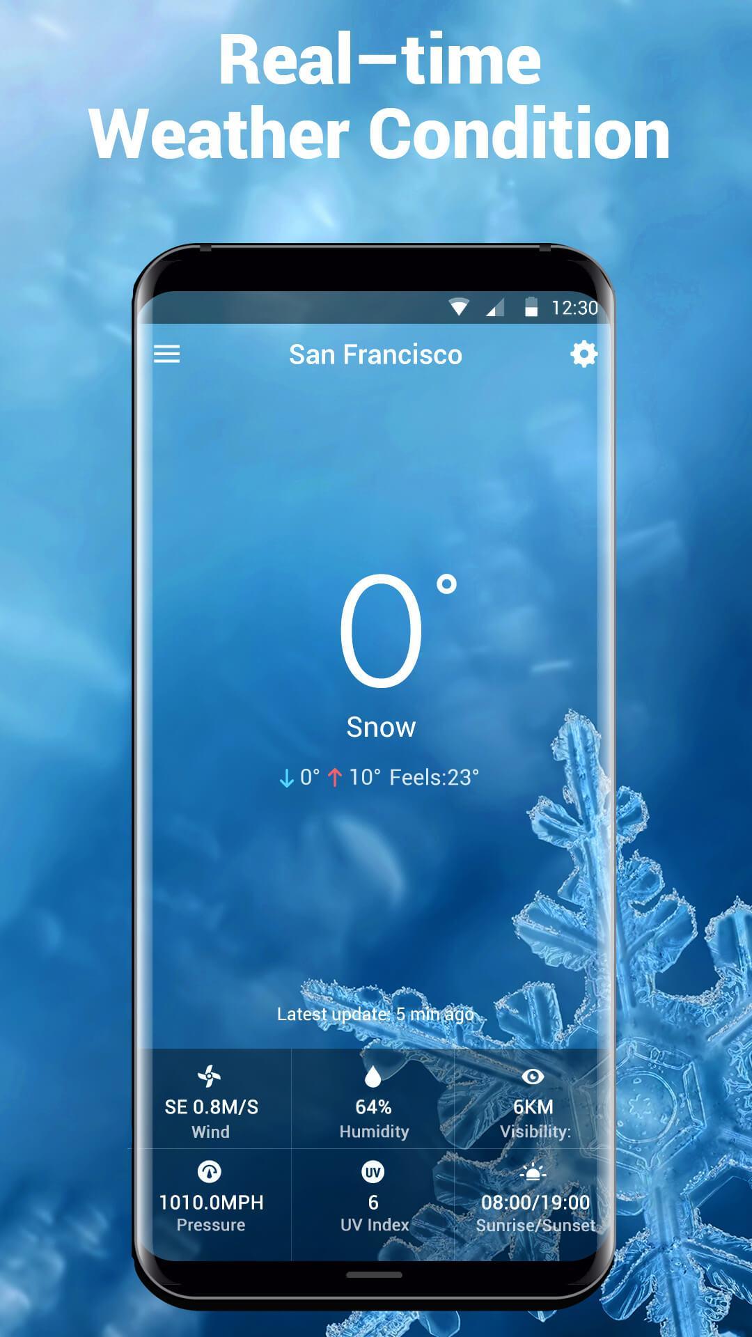 weather and clock widget
