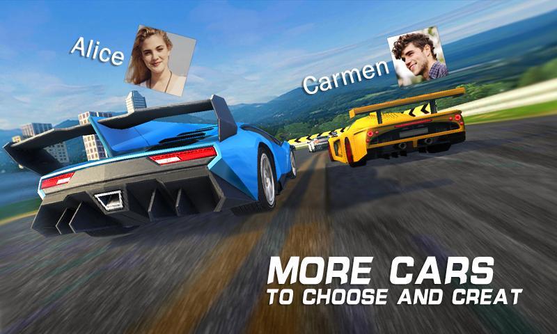 Fast car speed drift racing