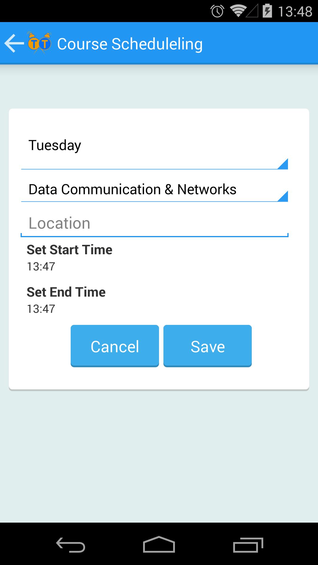 TimeTab(TimeTable)