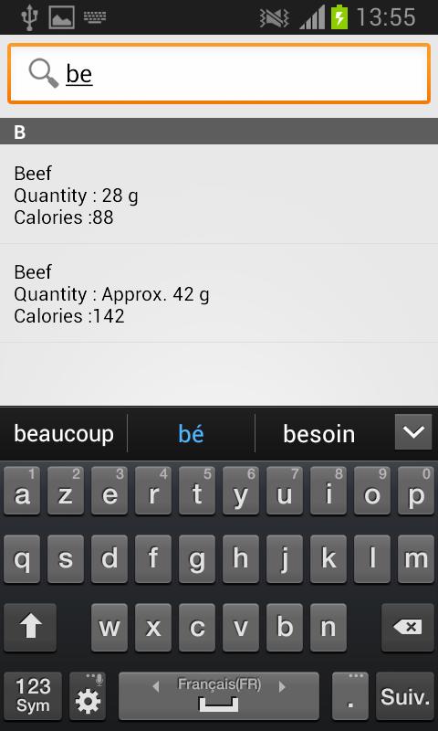 Food Calories