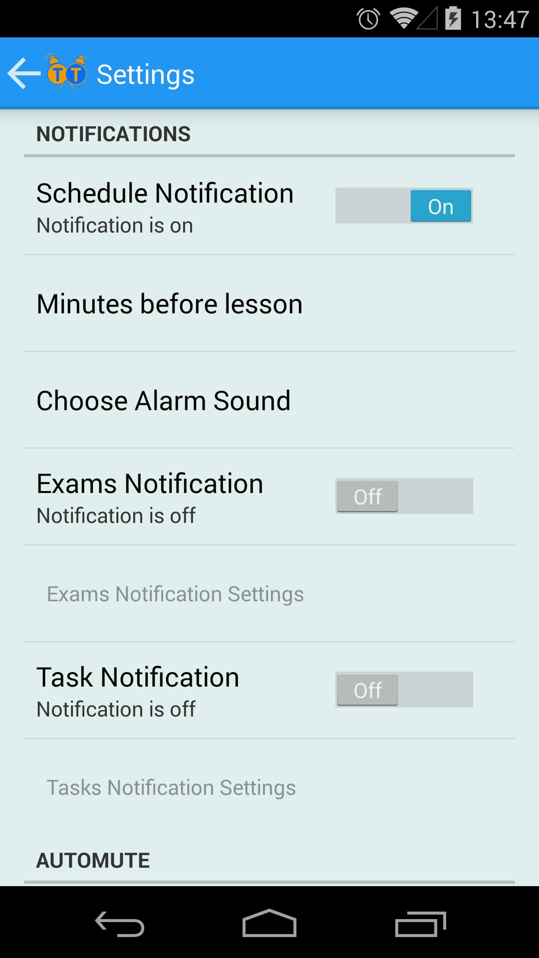 TimeTab(TimeTable)