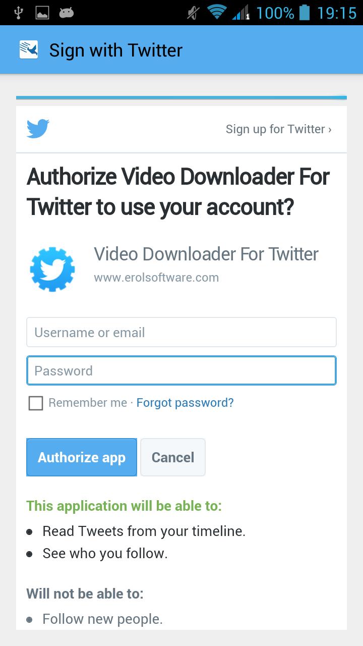 Video Downloader for Twitter